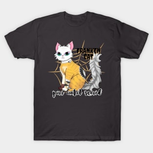 Frankencat, the purrfect Halloween pet T-Shirt